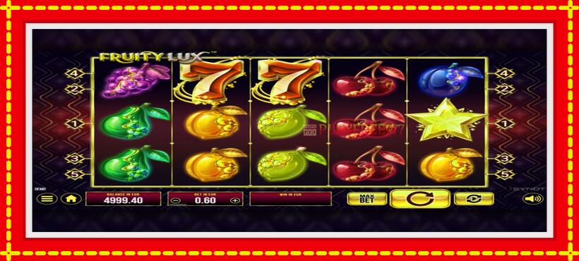 Slot machine Fruity Lux with access to free game online, picture 2