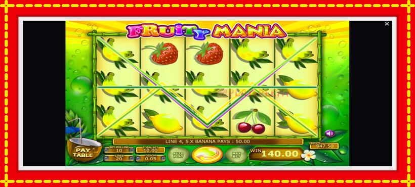 Slot machine Fruity Mania with access to free game online, picture 5