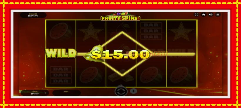 Slot machine Fruity Spins with access to free game online, picture 4