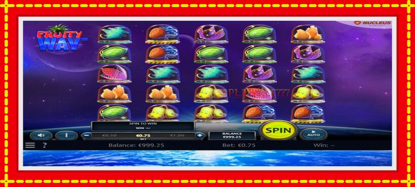 Slot machine Fruity Way with access to free game online, picture 2