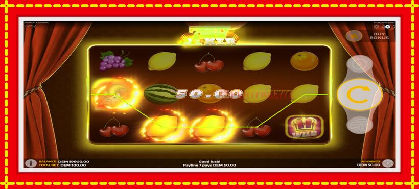 Slot machine Fruityliner Joker with access to free game online, picture 3