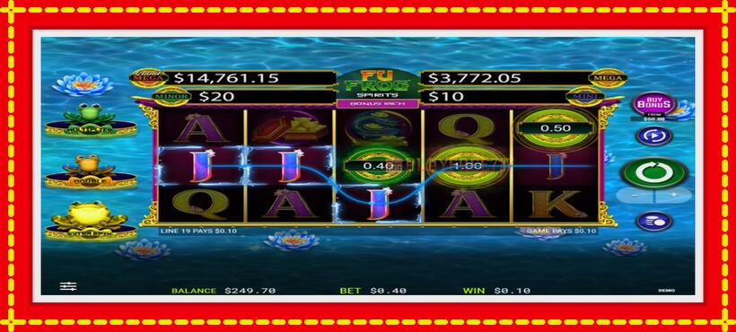 Slot machine Fu Frog Spirits with access to free game online, picture 3