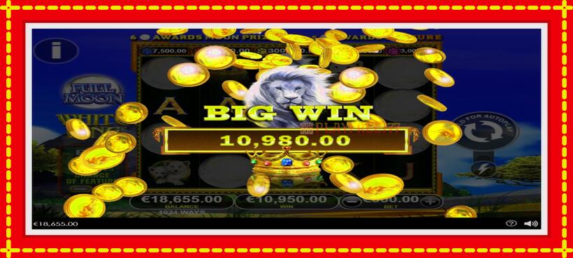 Slot machine Full Moon: White King with access to free game online, picture 3