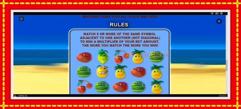 Slot machine Funky Fruits with access to free game online, picture 5