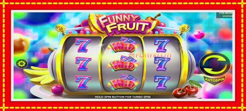 Slot machine Funny Fruit with access to free game online, picture 1