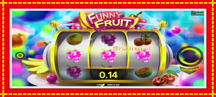 Slot machine Funny Fruit with access to free game online, picture 2