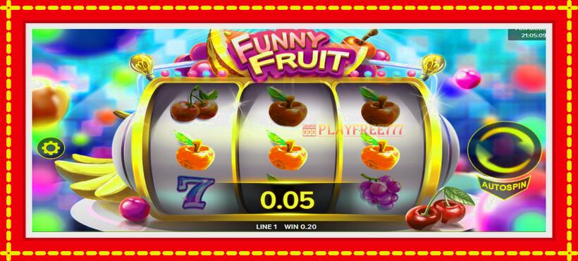 Slot machine Funny Fruit with access to free game online, picture 3