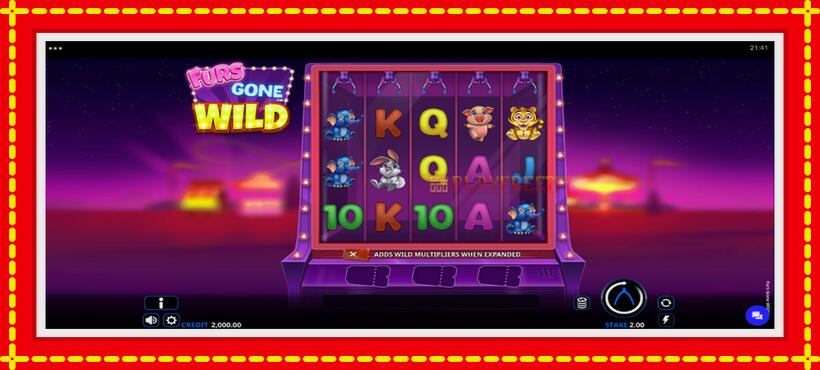 Slot machine Furs Gone Wild with access to free game online, picture 2