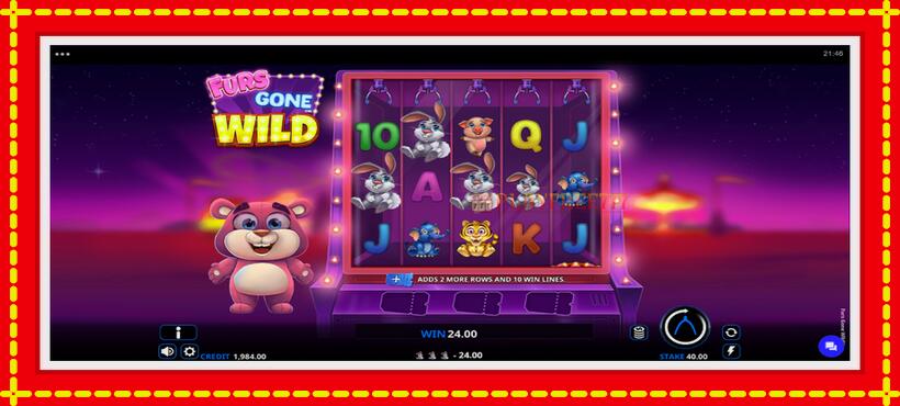 Slot machine Furs Gone Wild with access to free game online, picture 3