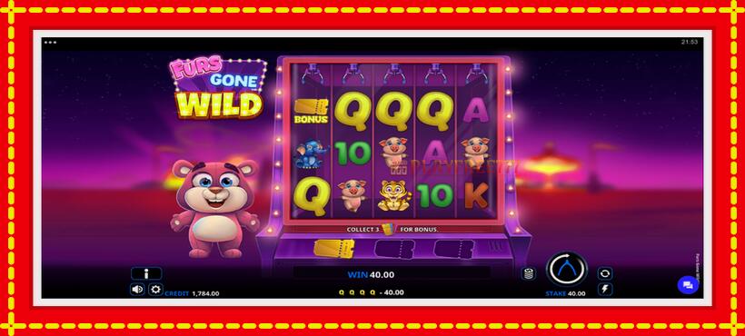 Slot machine Furs Gone Wild with access to free game online, picture 4