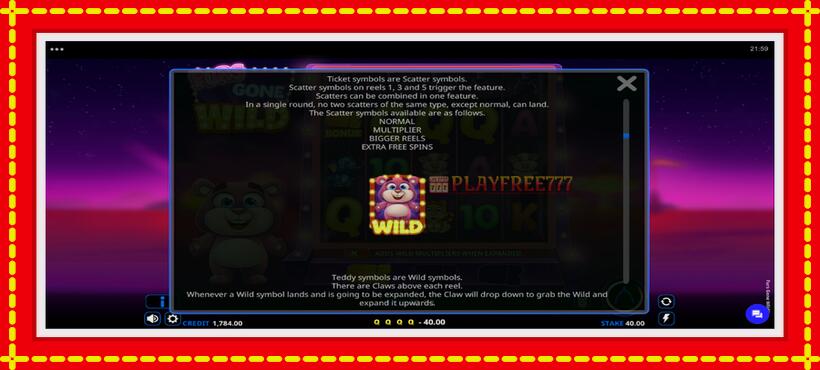 Slot machine Furs Gone Wild with access to free game online, picture 6