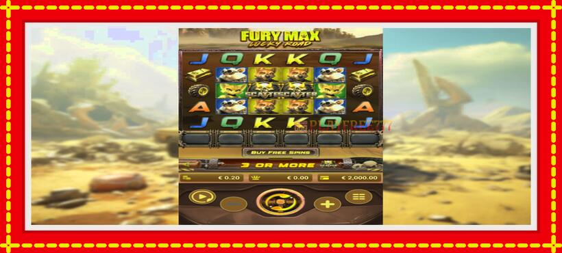 Slot machine Fury Max Lucky Road with access to free game online, picture 2