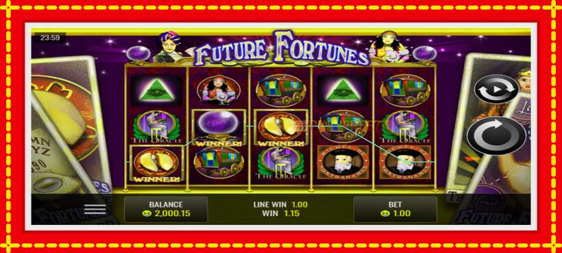 Slot machine Future Fortunes with access to free game online, picture 2