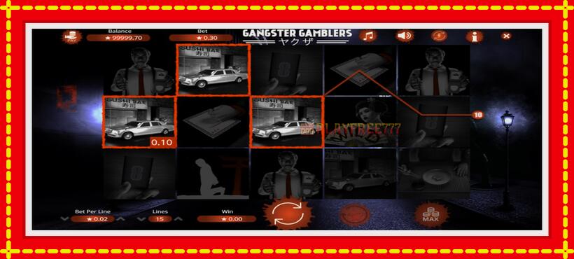 Slot machine Gangster Gamblers with access to free game online, picture 2