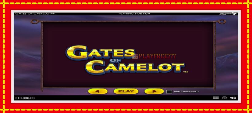 Slot machine Gates of Camelot with access to free game online, picture 1