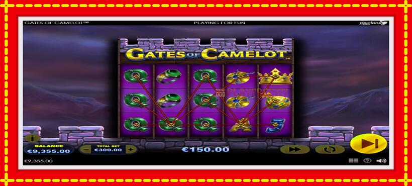 Slot machine Gates of Camelot with access to free game online, picture 3