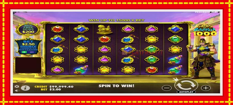 Slot machine Gates of Gatot Kaca 1000 with access to free game online, picture 1