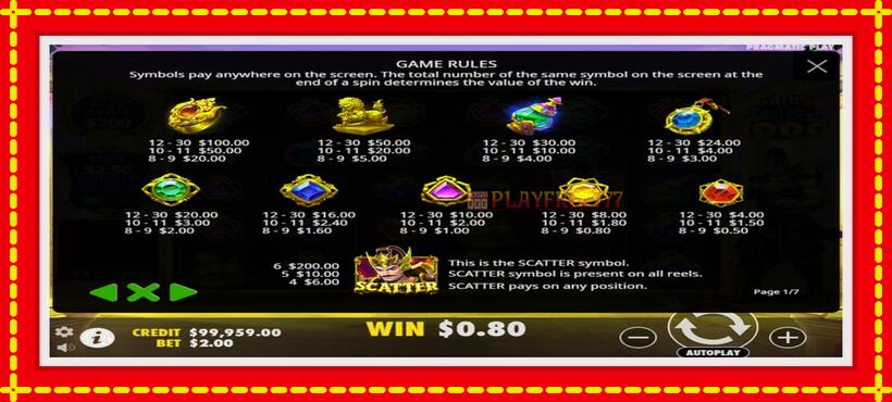 Slot machine Gates of Gatot Kaca 1000 with access to free game online, picture 3