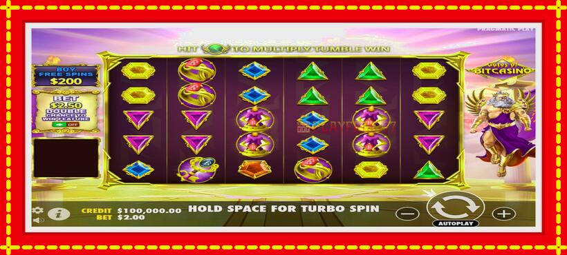 Slot machine Gates of Mycasino with access to free game online, picture 1