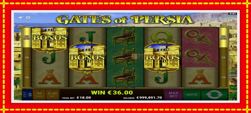 Slot machine Gates of Persia with access to free game online, picture 2