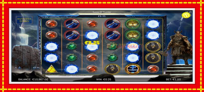 Slot machine Gates of Thunder with access to free game online, picture 3