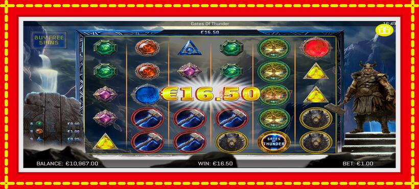 Slot machine Gates of Thunder with access to free game online, picture 4