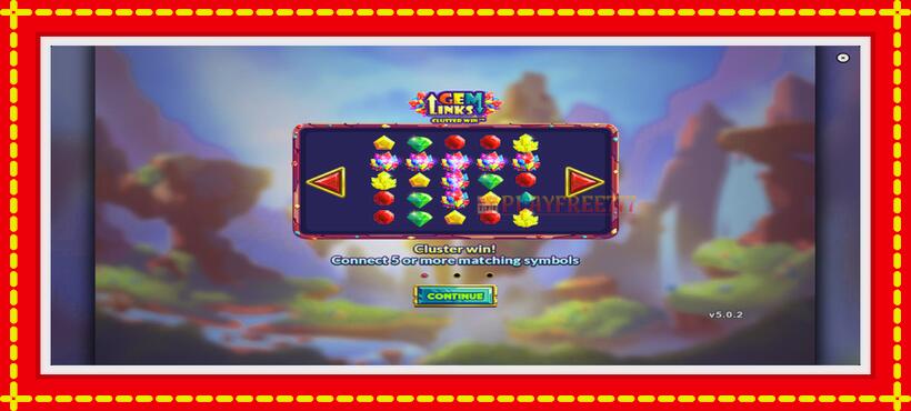 Slot machine Gem Links: Cluster Win with access to free game online, picture 1