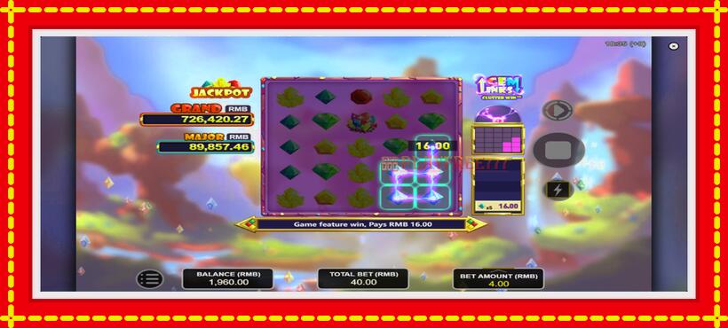 Slot machine Gem Links: Cluster Win with access to free game online, picture 3