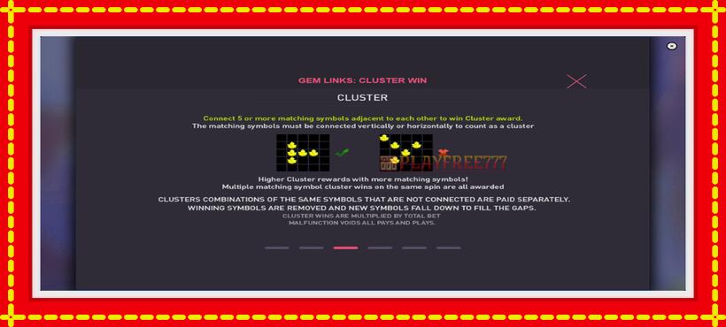 Slot machine Gem Links: Cluster Win with access to free game online, picture 6