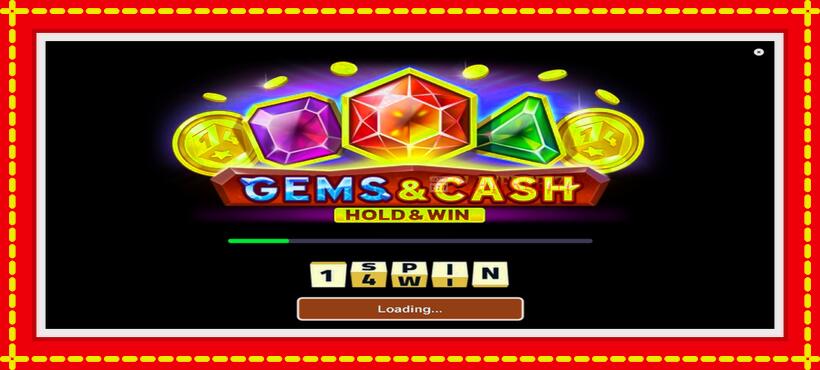 Slot machine Gems & Cash with access to free game online, picture 1