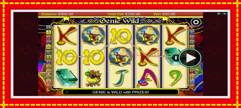 Slot machine Genie Wild with access to free game online, picture 2