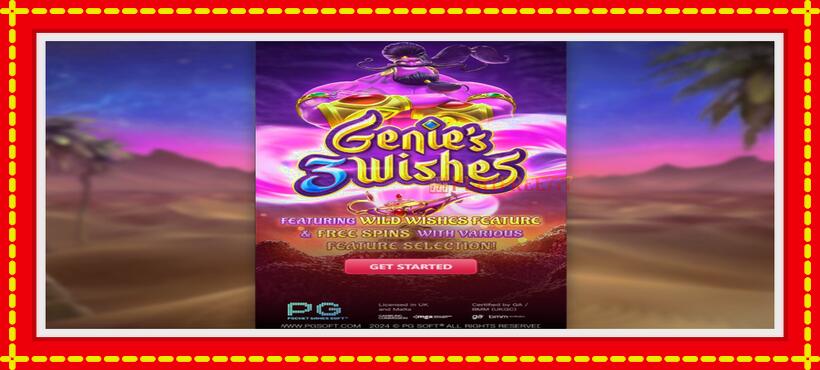 Slot machine Genies 3 Wishes with access to free game online, picture 1