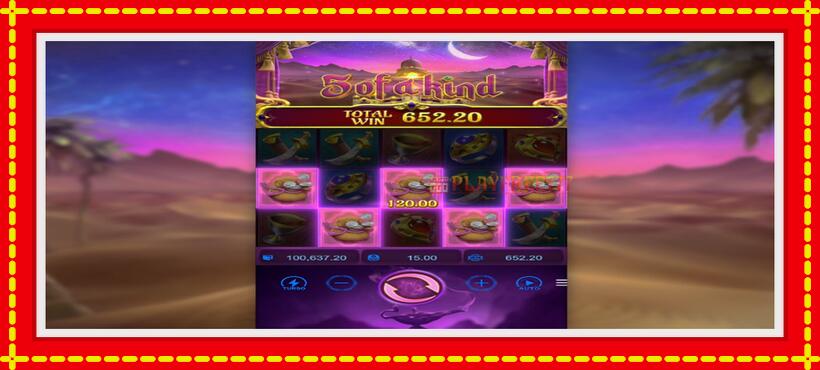 Slot machine Genies 3 Wishes with access to free game online, picture 3