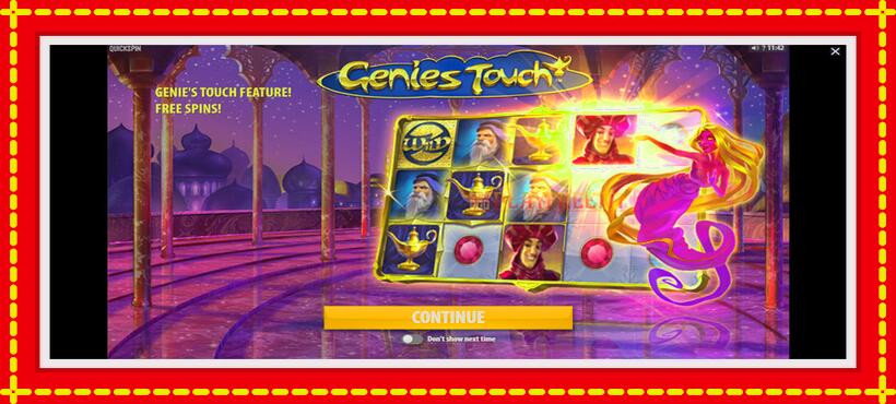 Slot machine Genies Touch with access to free game online, picture 1