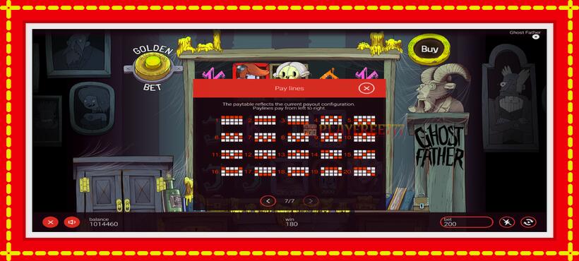 Slot machine Ghost Father with access to free game online, picture 7