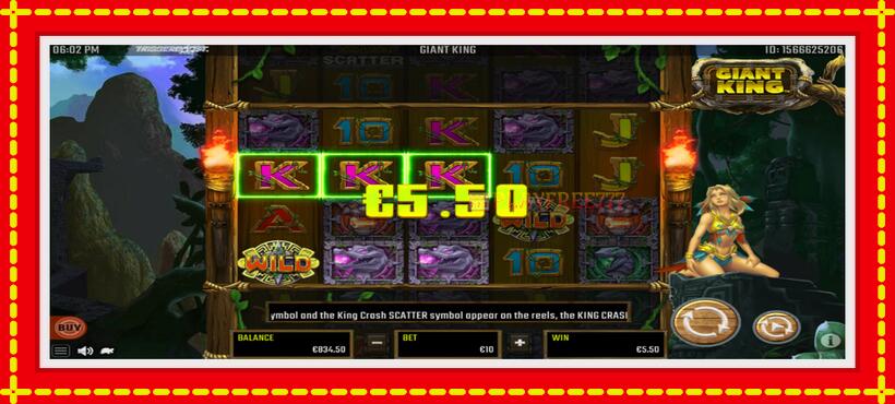 Slot machine Giant King with access to free game online, picture 3