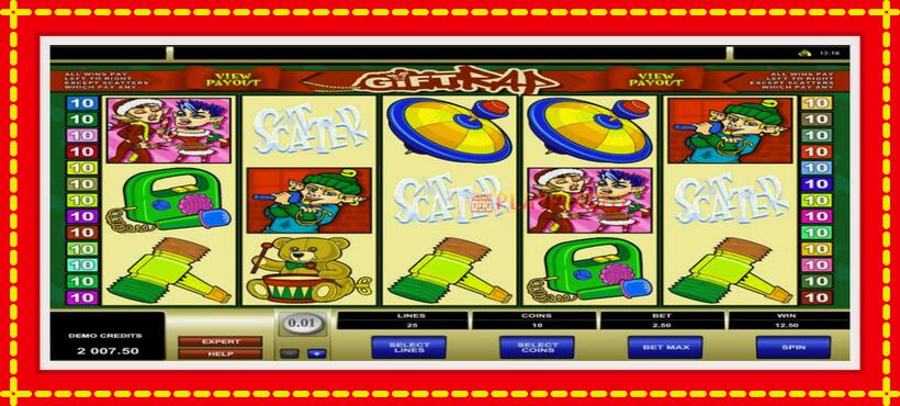 Slot machine Gift Rap with access to free game online, picture 3