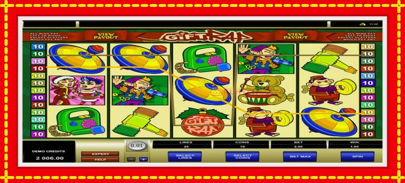 Slot machine Gift Rap with access to free game online, picture 4