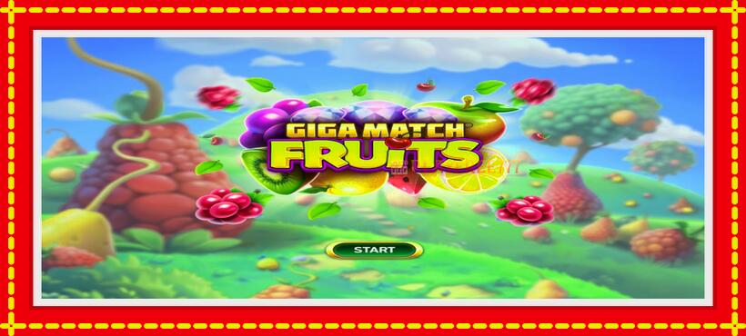 Slot machine Giga Match Fruits with access to free game online, picture 1