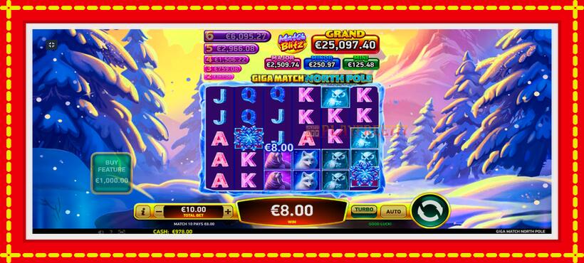 Slot machine Giga Match North Pole with access to free game online, picture 5