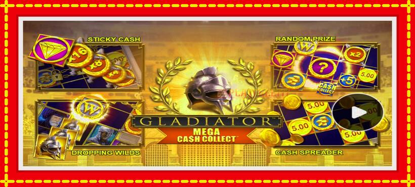 Slot machine Gladiator: Mega Cash Collect with access to free game online, picture 1