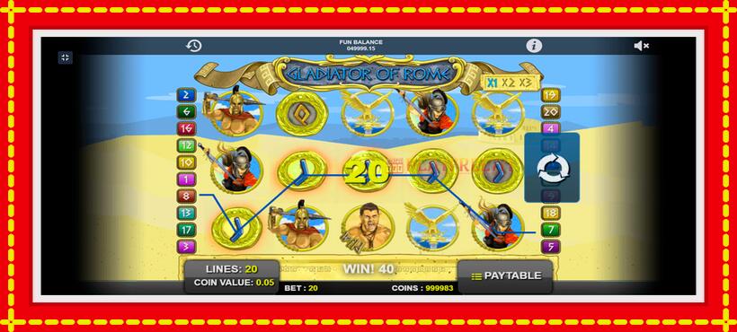 Slot machine Gladiator of Rome with access to free game online, picture 4