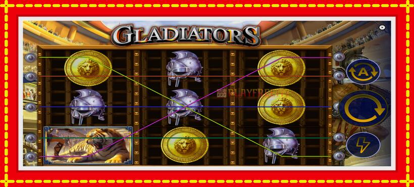 Slot machine Gladiators with access to free game online, picture 2