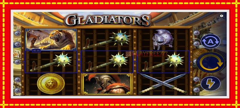 Slot machine Gladiators with access to free game online, picture 4