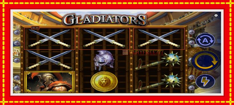 Slot machine Gladiators with access to free game online, picture 5