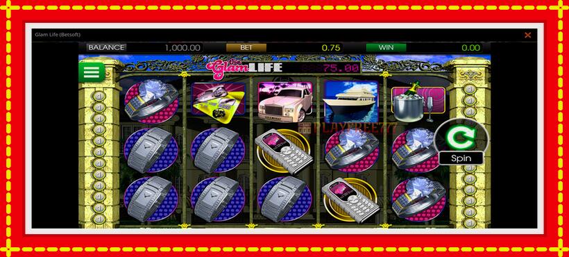 Slot machine Glam Life with access to free game online, picture 1