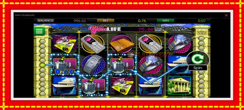 Slot machine Glam Life with access to free game online, picture 2