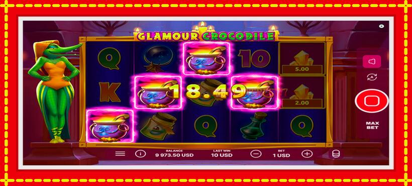 Slot machine Glamour Crocodile with access to free game online, picture 5