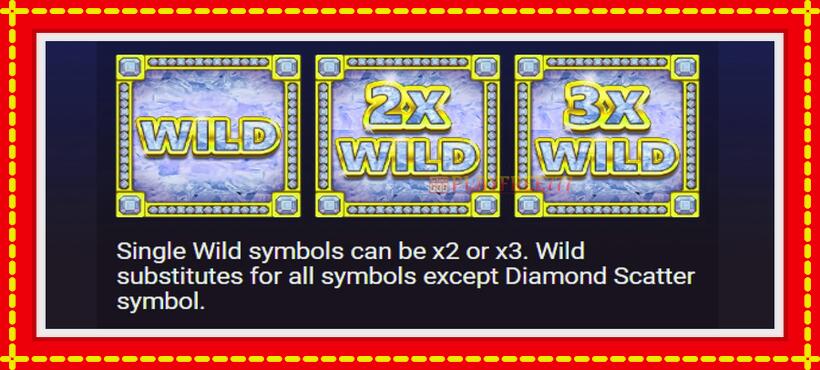 Slot machine Glorious Diamonds with access to free game online, picture 5