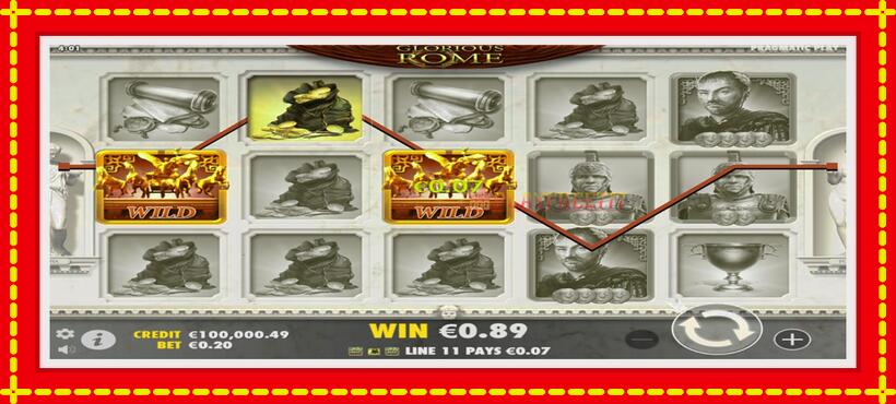 Slot machine Glorious Rome with access to free game online, picture 2